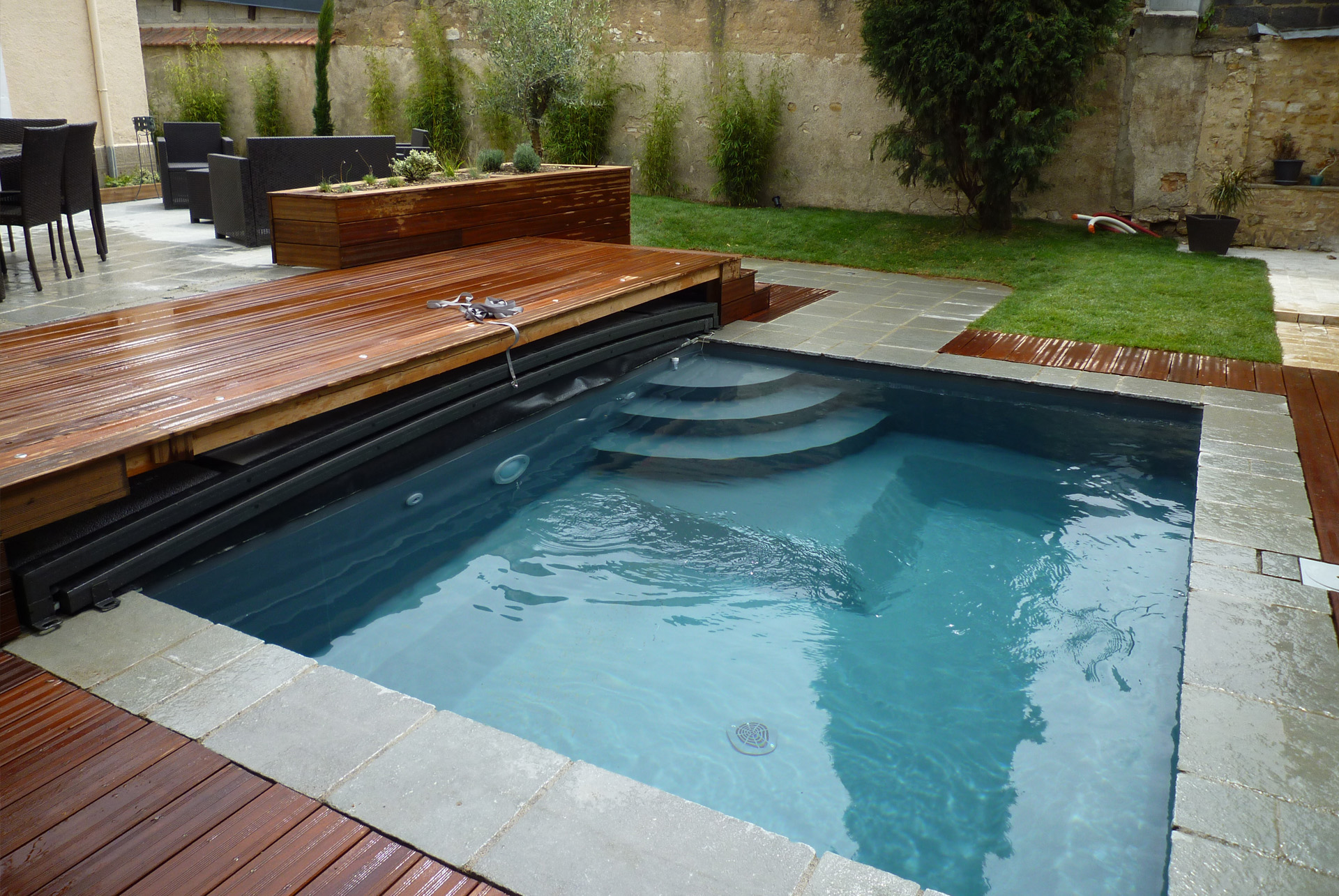 Abri de piscine Outdoor extra-plat - Charlet Piscines