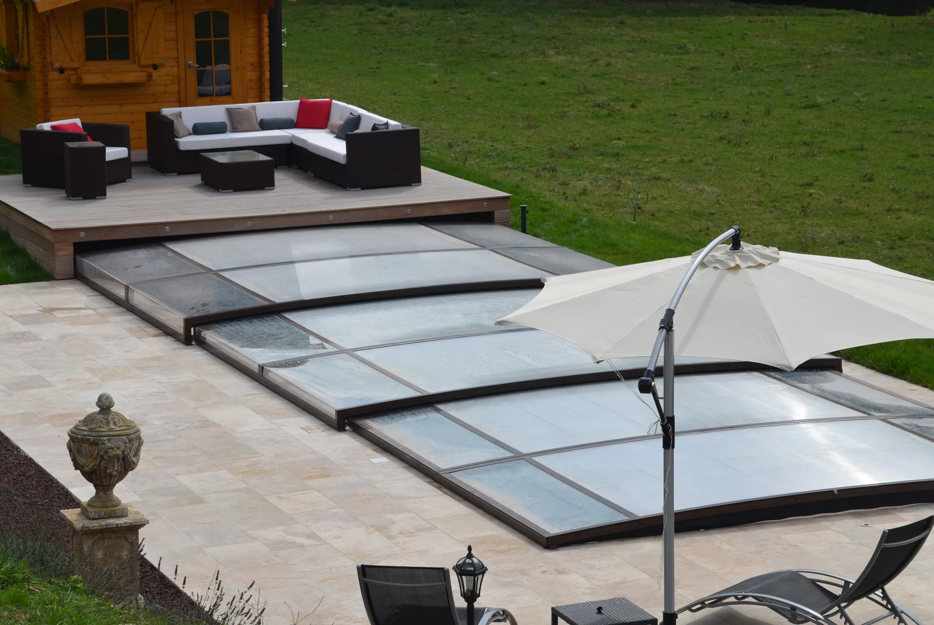 Abri de piscine plat - Charlet Piscines Abri de piscine plat - Charlet Piscines