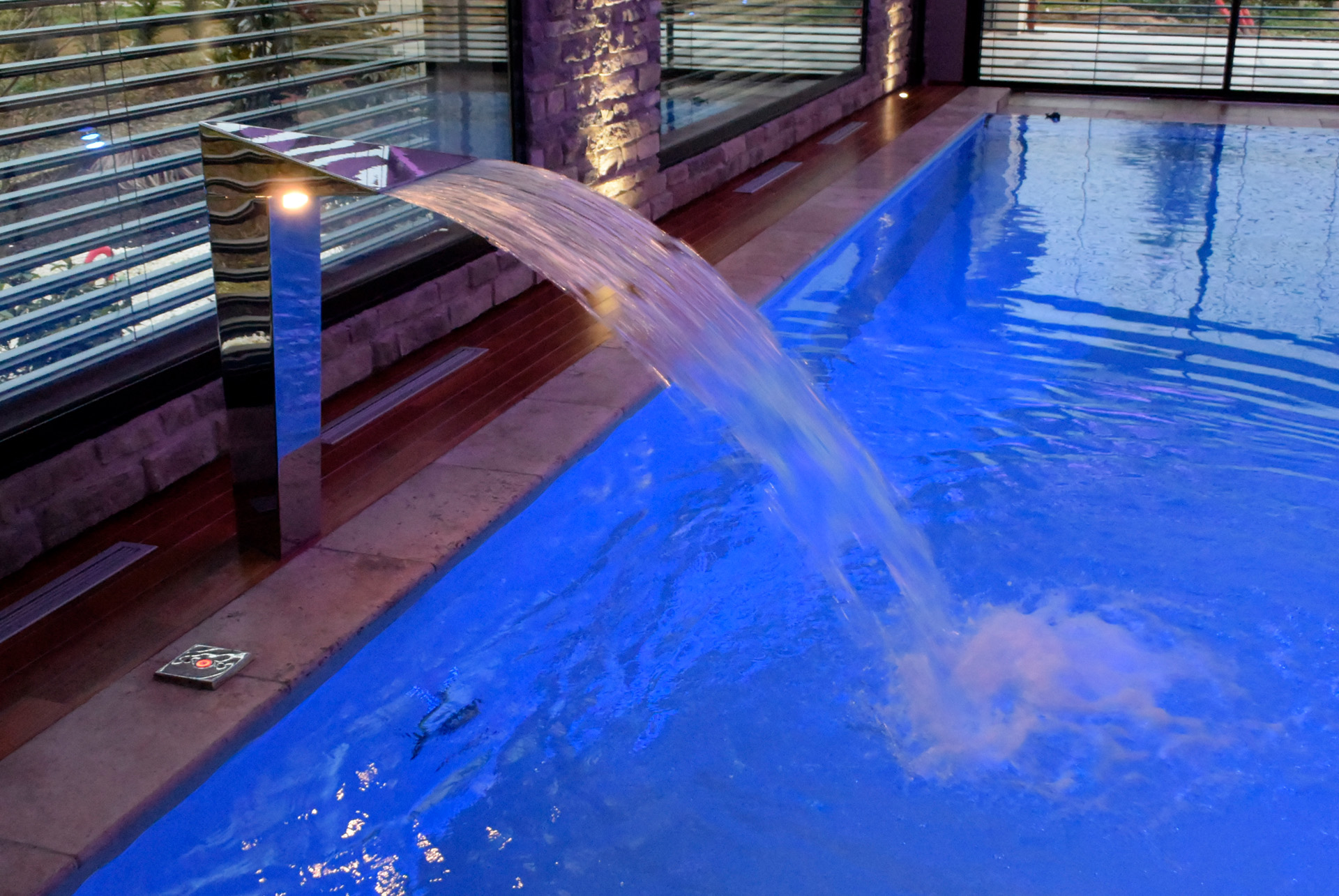 Cascade pour piscine - Charlet Piscines