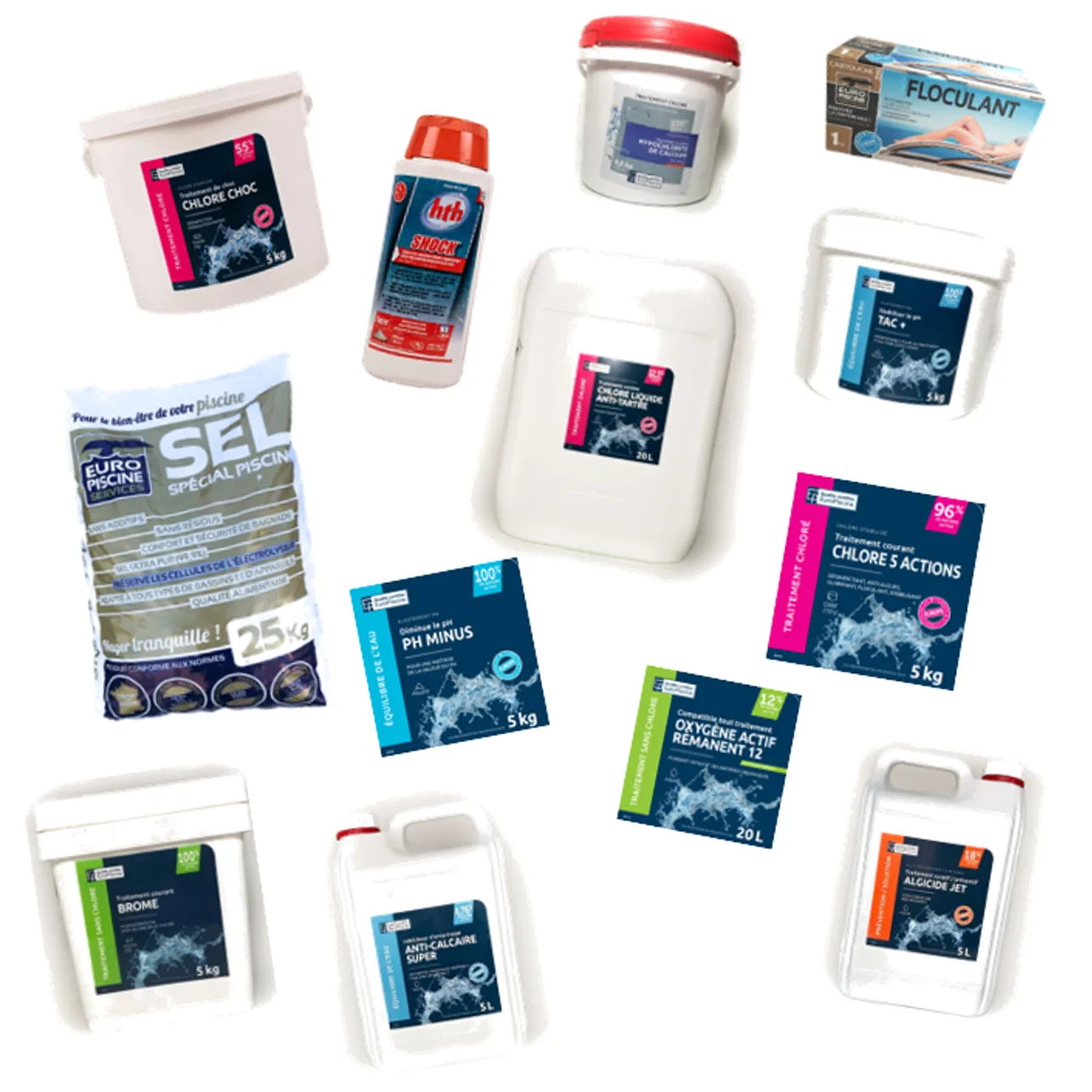 Produits de traitement - Charlet Piscines Produits de traitement - Charlet Piscines
