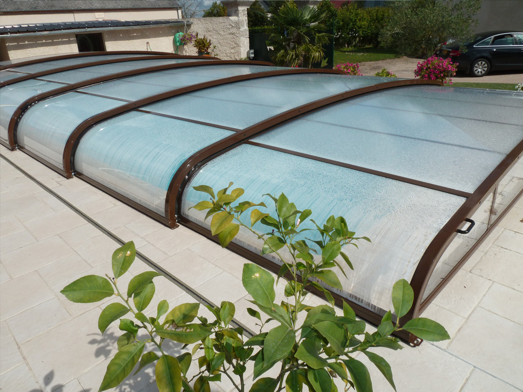 Abri bas pour piscine - Charlet Piscines