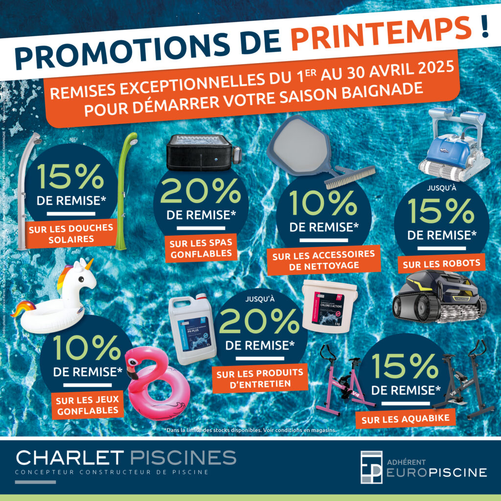 Promotions de printemps - Avril 2025